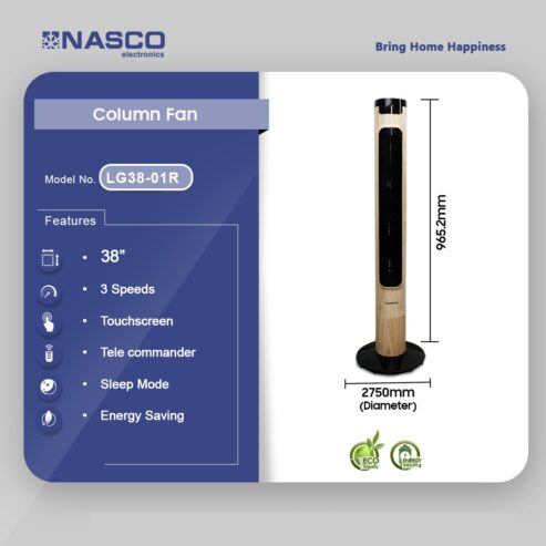 Nasco 32″ Colonne Fan Lg38 01r