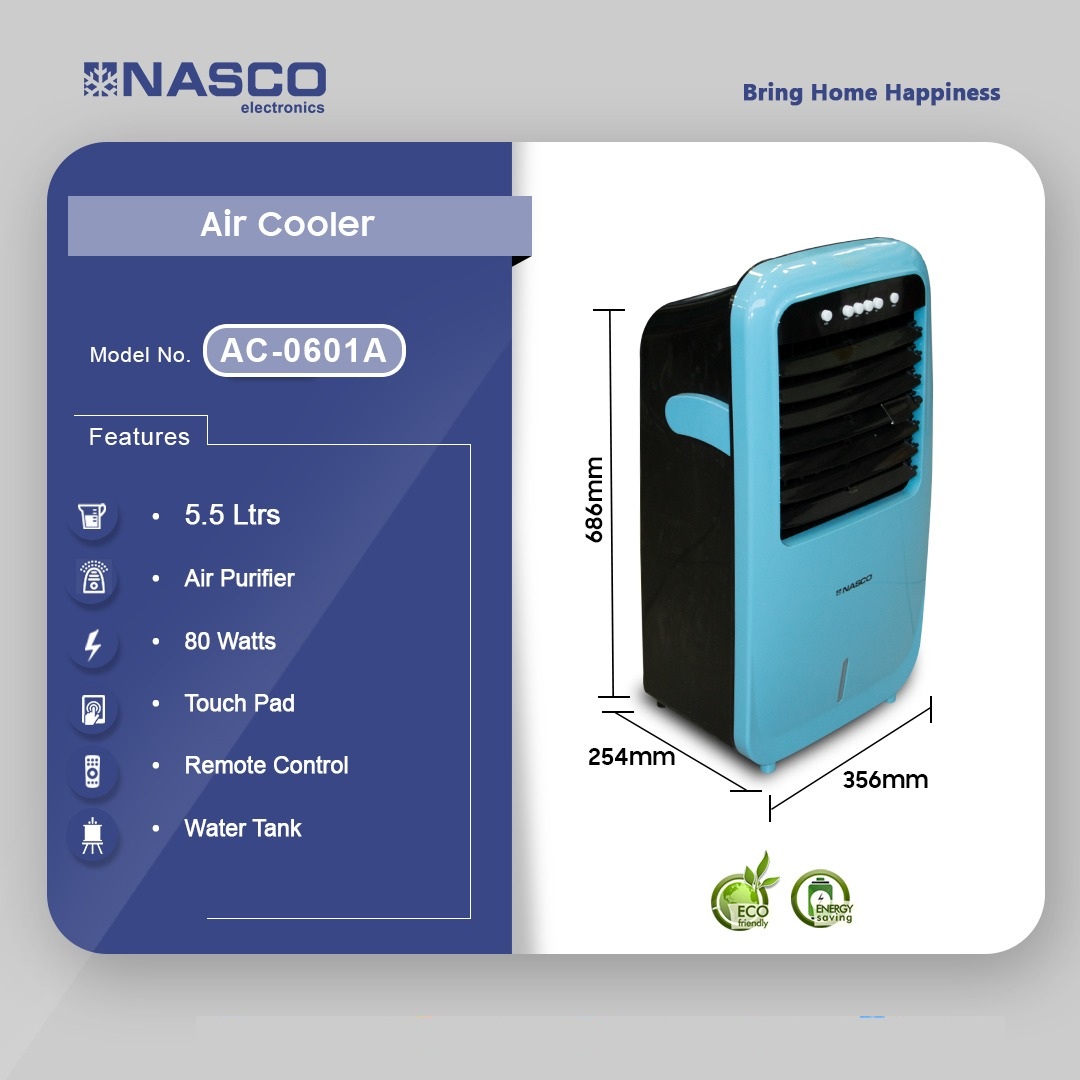 Nasco 5.5ltr Air Cooler Ac 0601a