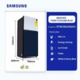 Samsung 388l Bespoke Twin Cooling Plus Refrigerator Rt38cb66218agh