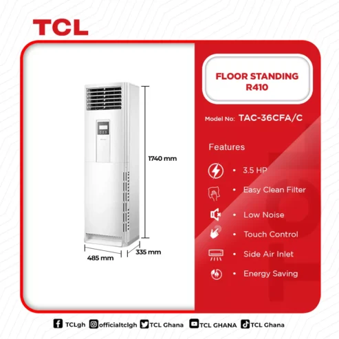 Tcl Floor Standing R410 3.5hp Tac 36cfa/C