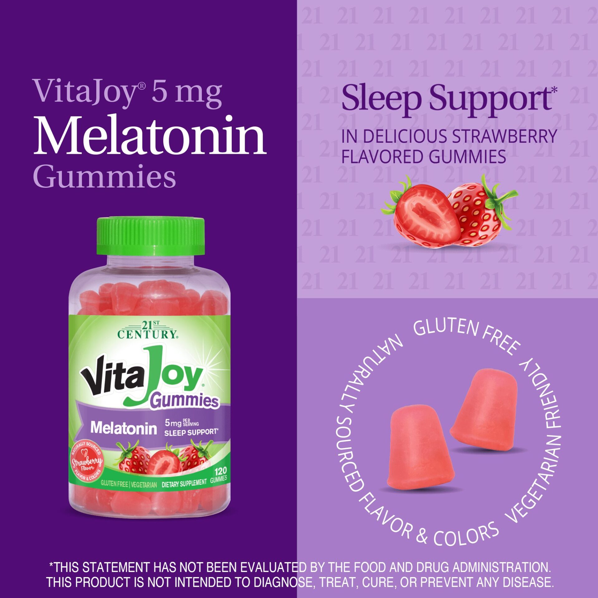 21st Century Vitajoy Melatonin Gummies In Ghana