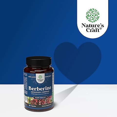Natures Craft Balancing Berberine Plus Complex 1200mg Supplement