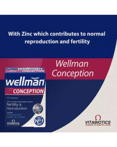 Vitabiotics Wellman Conception dietary supplement