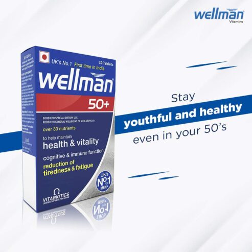 Wellman 50 plus 30 Capsules supplement