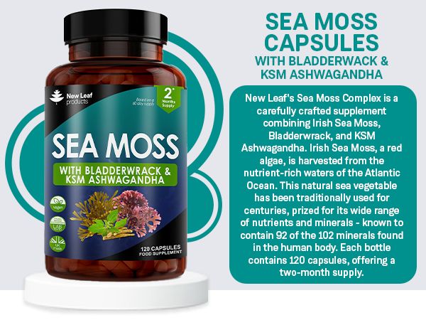 Sea Moss KSM-660 Ashwagandha Root Bladderwrack