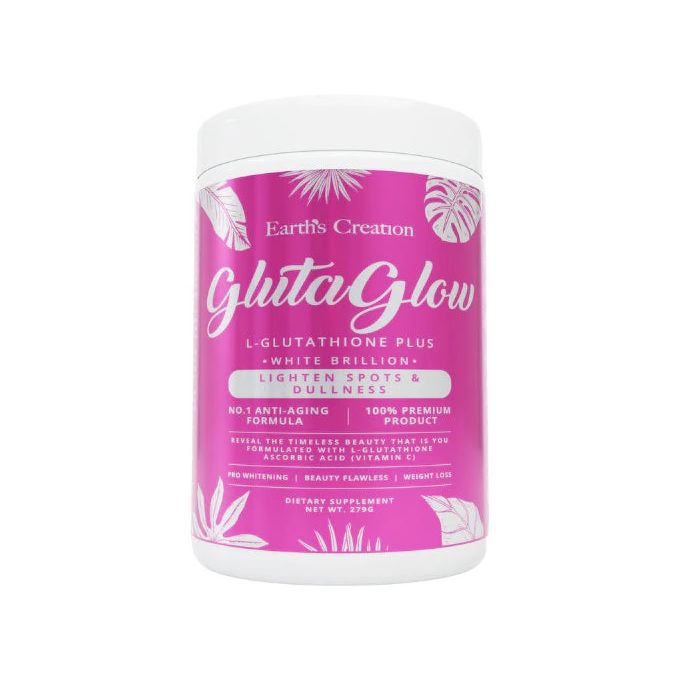 Earths Creation GlutaGlow Glutathione Powder Supplement