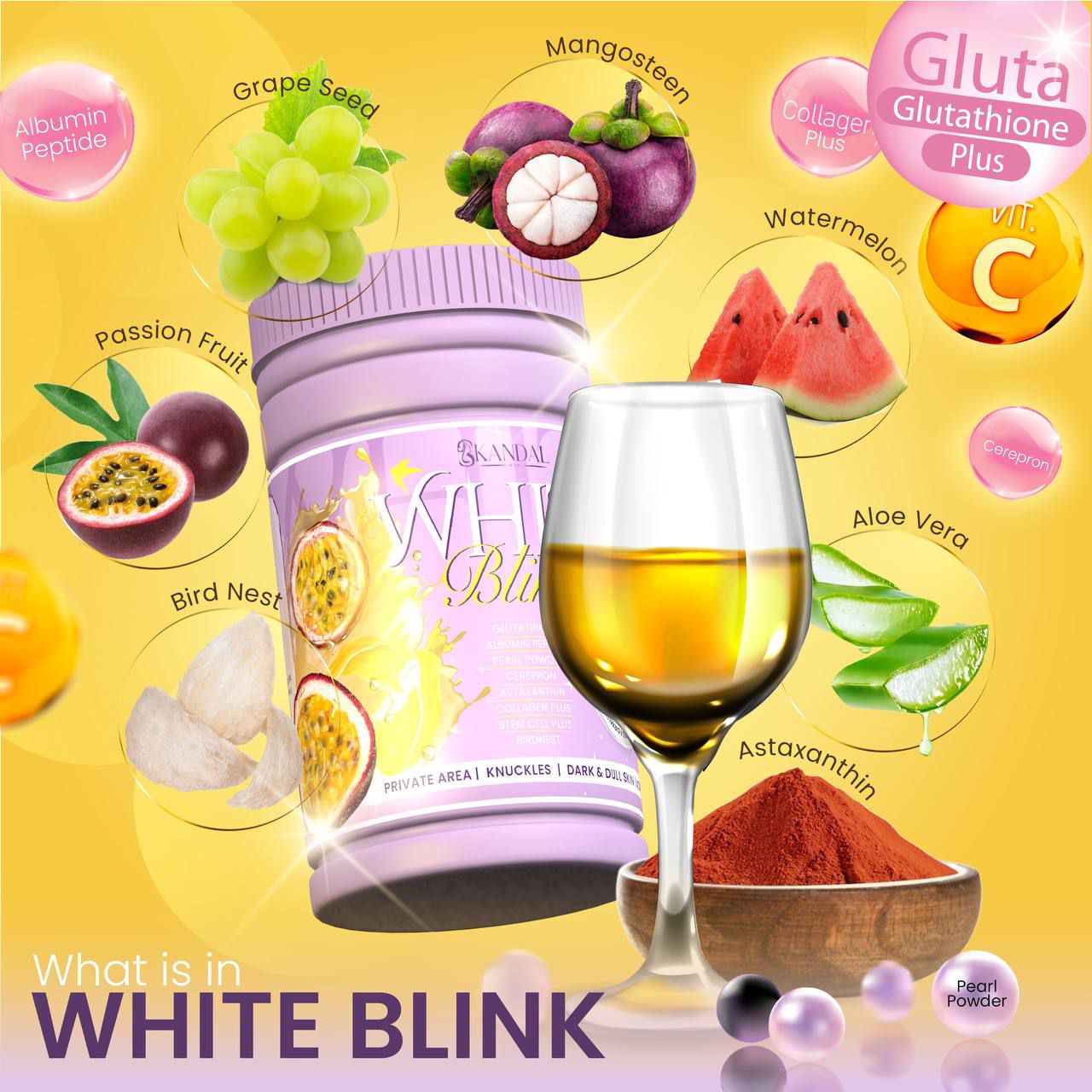 Skandal White Blinks Skin Supplement
