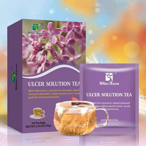 Ulcer Solution Herbal Tea for Gastric Ulcer, Peptic Ulcer, Acute Gastritis