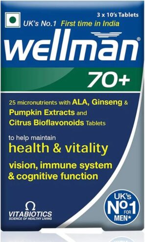 Wellman 70 Plus Strip of 10 Tablets supplement