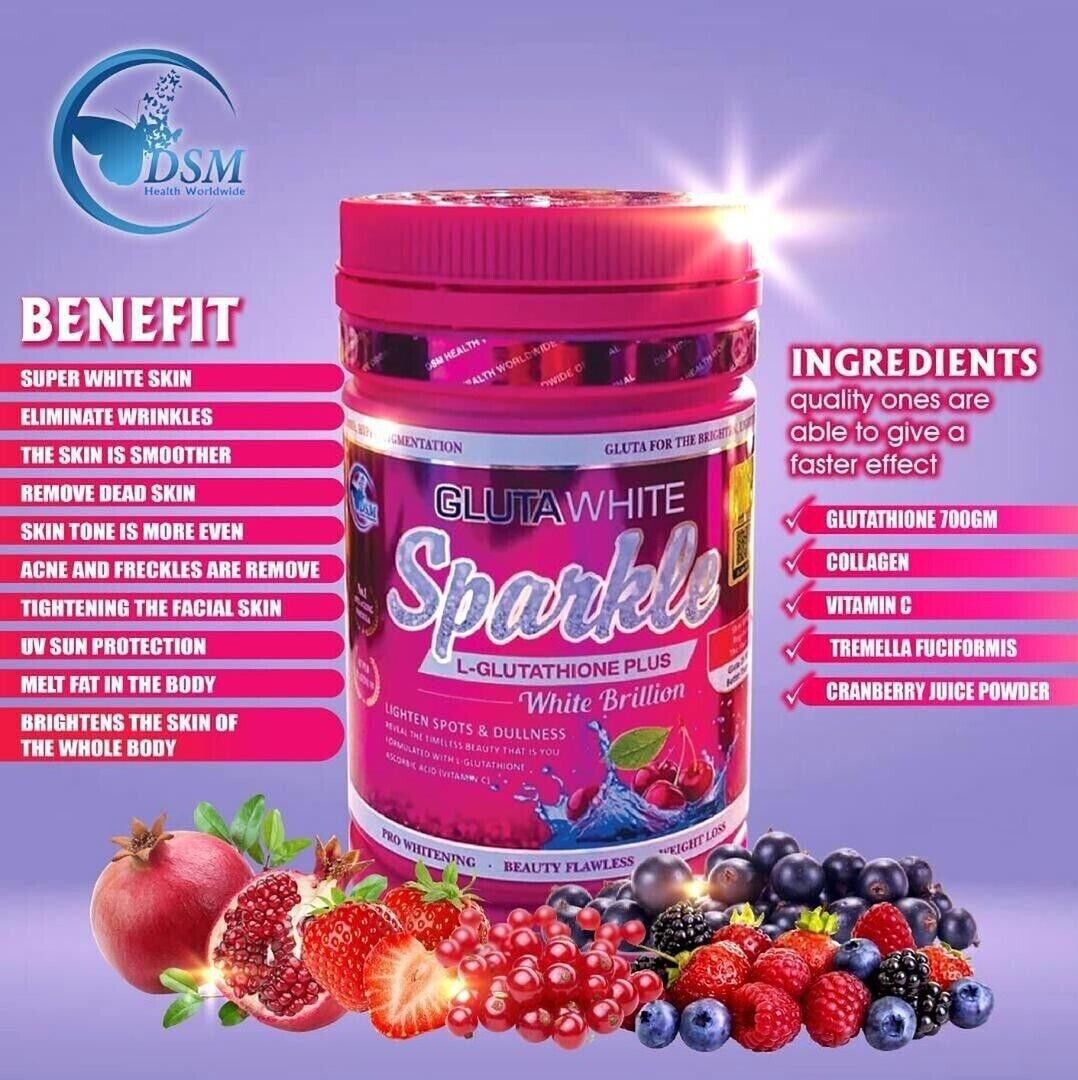 Gluta White Sparkle Collagen Powder Supplement