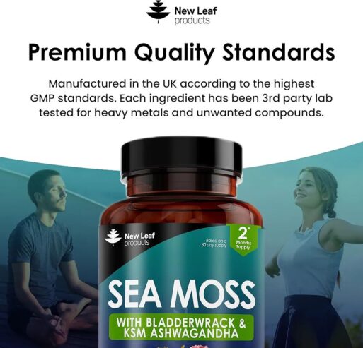 Sea Moss KSM-660 Ashwagandha Root Bladderwrack