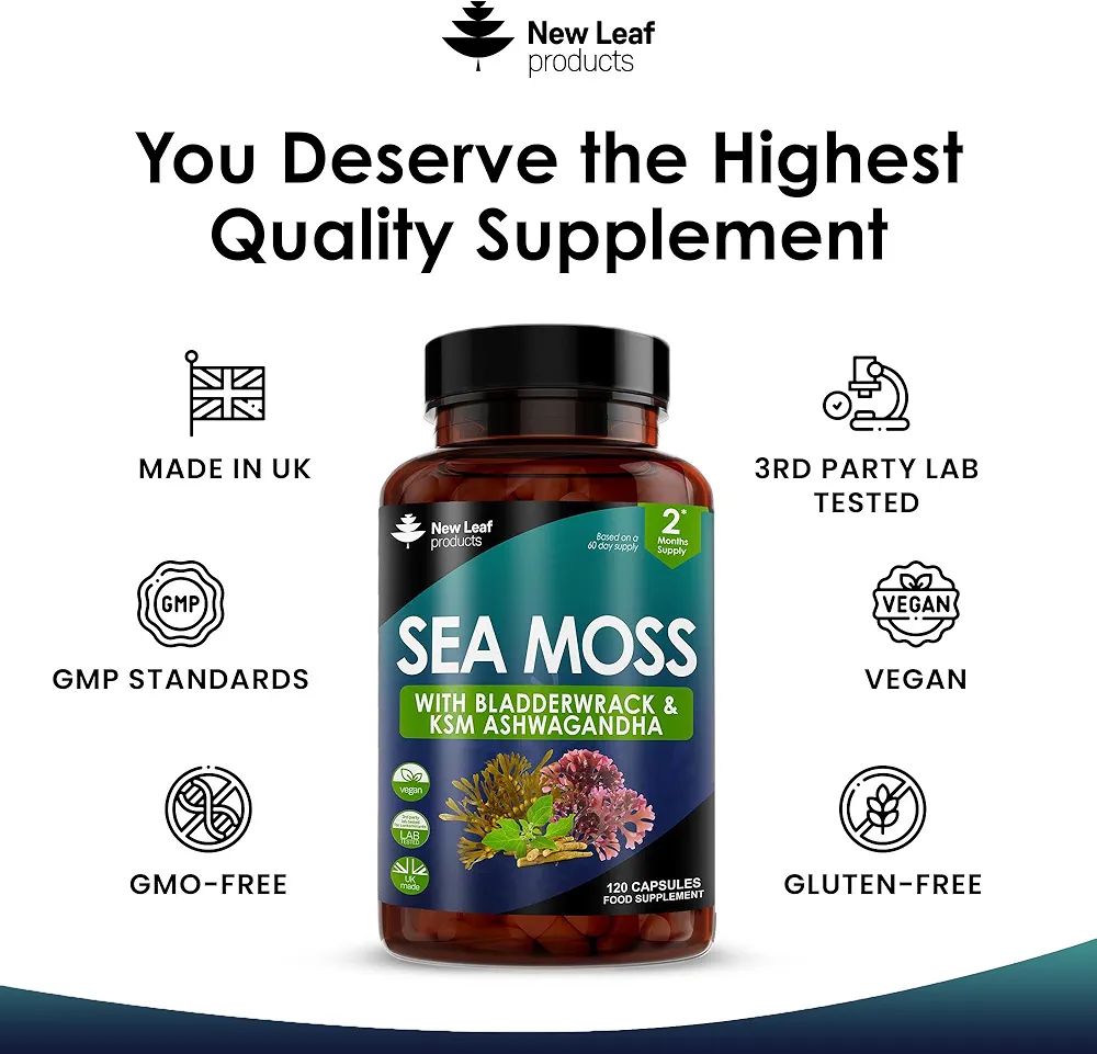 Sea Moss KSM-660 Ashwagandha Root Bladderwrack
