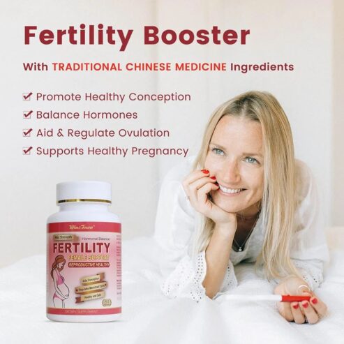 Female Fertility Supplement Support Conception and Hormone Balance 60 Tablets