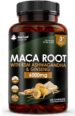 Maca Root Capsules with KSM Ashwagandha and Ginseng Supplement