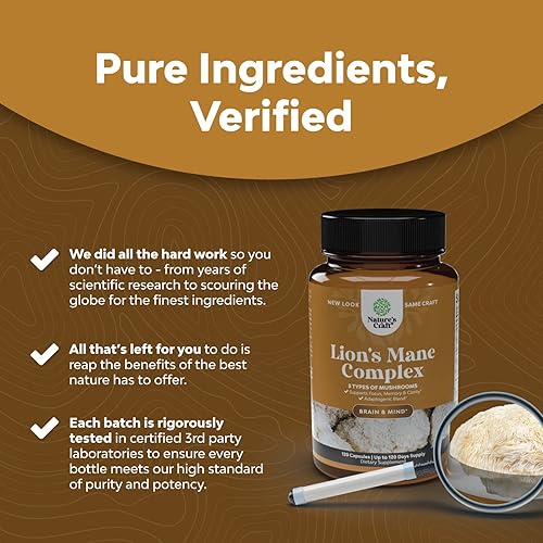Natures Craft Lions Mane Complex Supplement