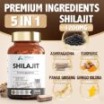 Shilajit Capsules with Ashwagandha High Strength supplement