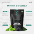 Organic Spirulina & Chlorella 2000mg 300 Tablets Supplement