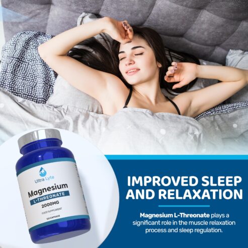 Ultra Lyte Magnesium L-Threonate 2000mg Magnesium Supplement