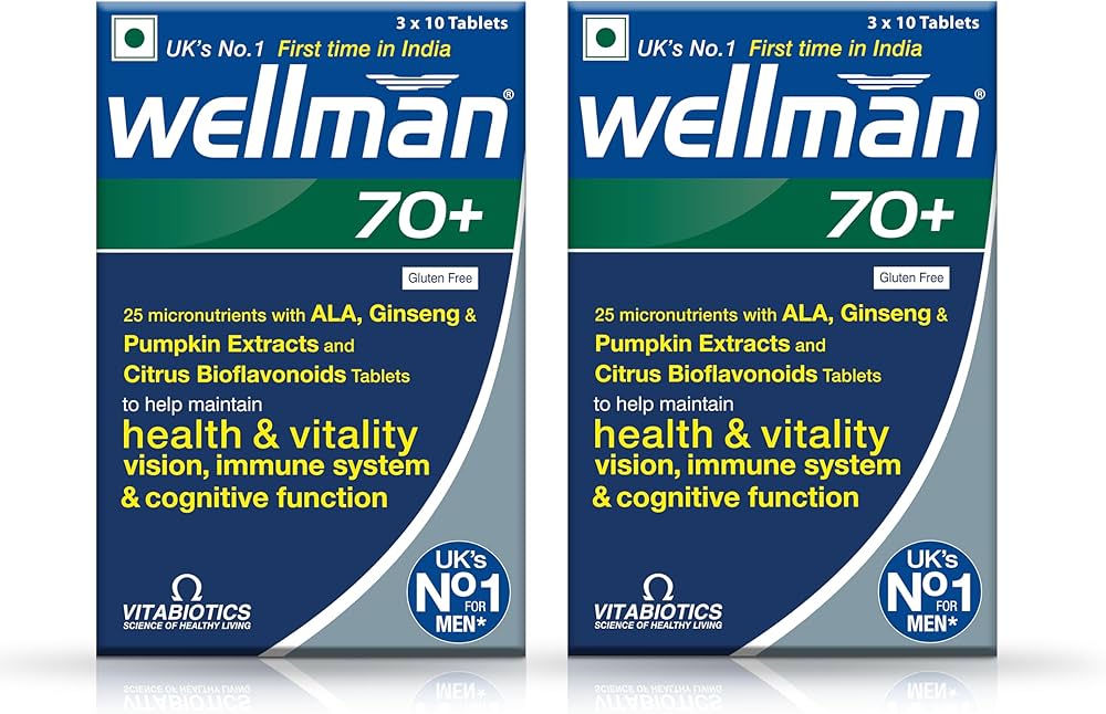 Wellman 70+ Multivitamin Tablet Supplement
