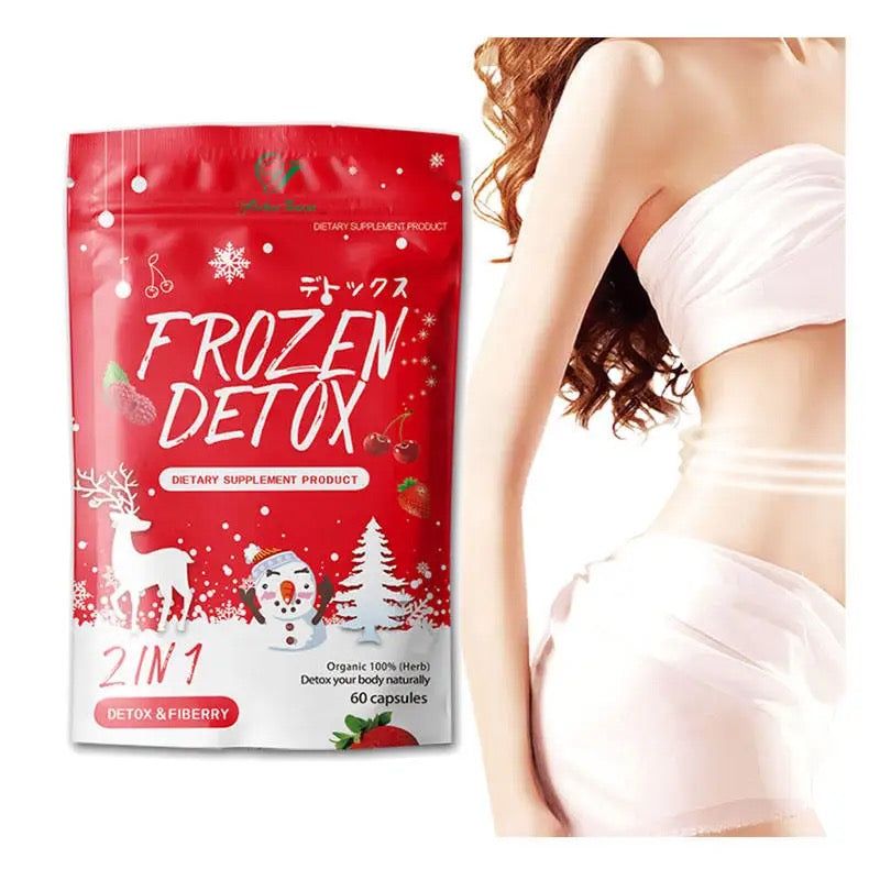 Frozen Detox and Fiberry Capsules dietary supplement