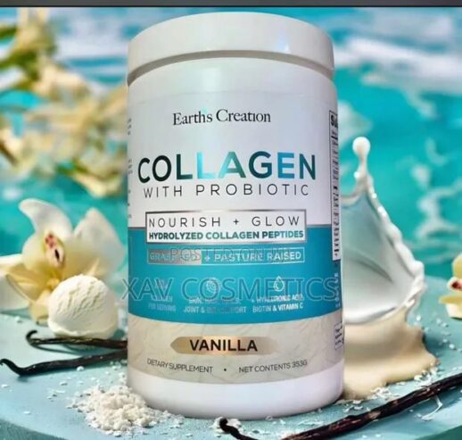 Earths Creation Hydrolyzed Collagen Peptides + Probiotics Unflavoured