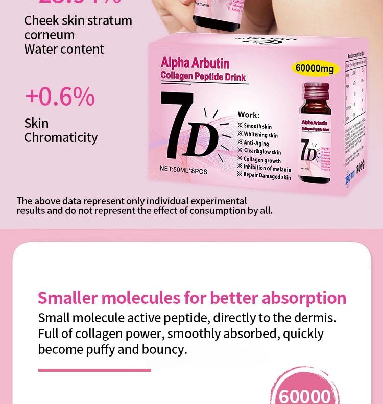 Alpha Arbutin 7d Collagen Peptides Repair Damaged skin In Ghana