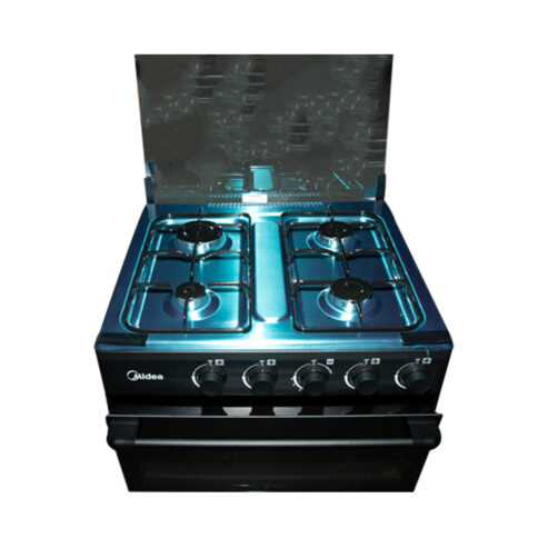 Midea 4 Burner Gas Cooker M Sniper60 Black in Ghana