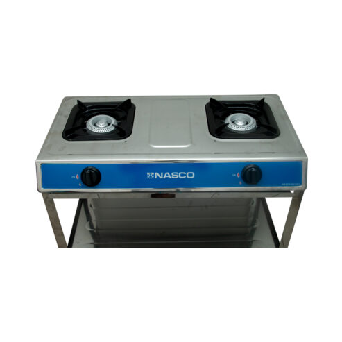 Nasco 2 Burner Gas Stove Silver Nasgs K212fs