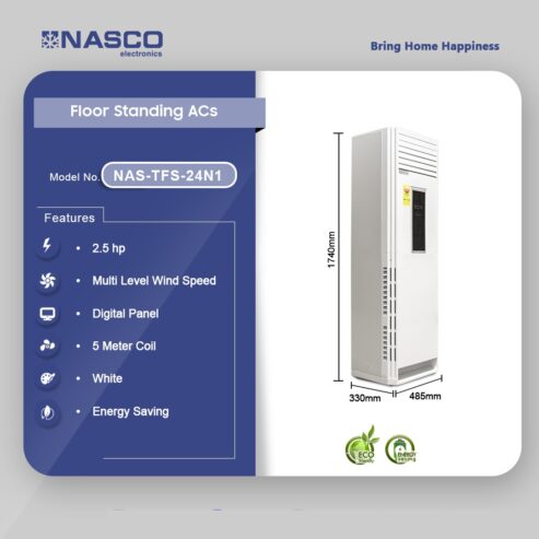 Nasco 2.5hp Floor Standing Ac 24000 Btu/H Nas Tfs 24n1