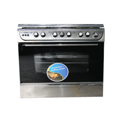 Nasco 5 Burner Gas Cooker With Oven C6090ss Fc 511