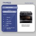 Nasco 5 Burner Gas Cooker With Oven & Grill Prm6090ss Dc 511 Idsc in Ghana