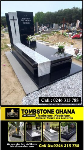 Customized Granite Tombstone in Ghana