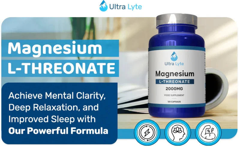 Ultra Lyte Magnesium L-Threonate 2000mg Magnesium Supplement