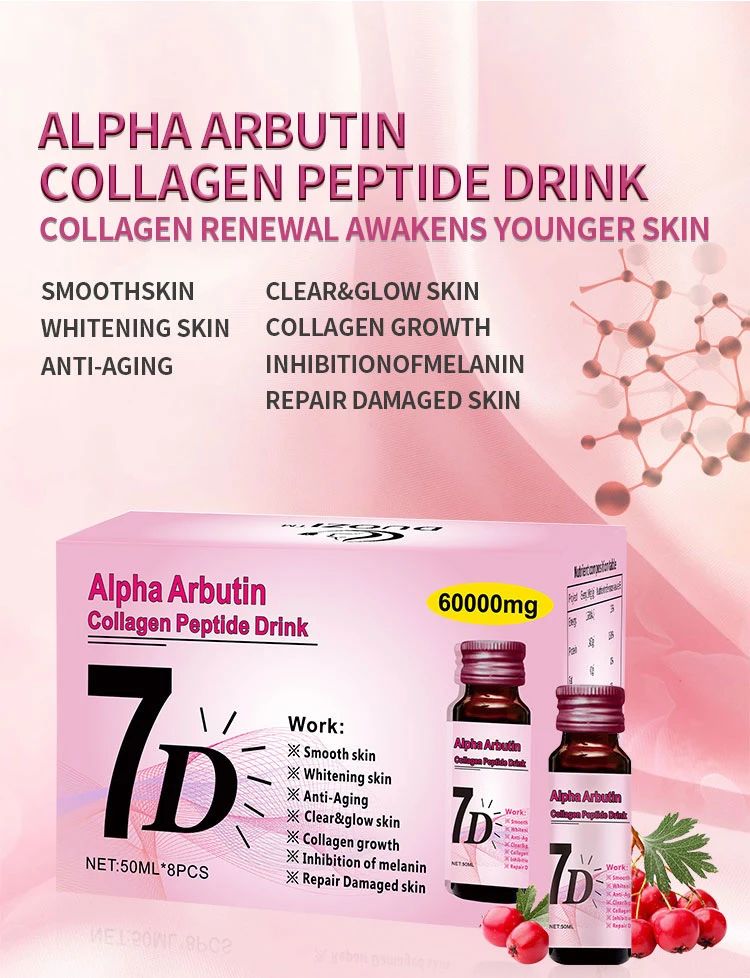 Alpha Arbutin 7d Collagen Peptides Repair Damaged skin In Ghana