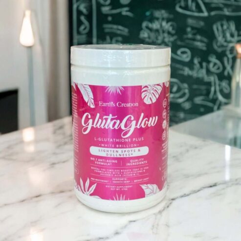 Earths Creation GlutaGlow Glutathione Powder Supplement