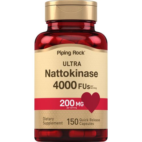 Ultra Nattokinase 4000 FU 200 mg per serving 150 Quick Release Capsules