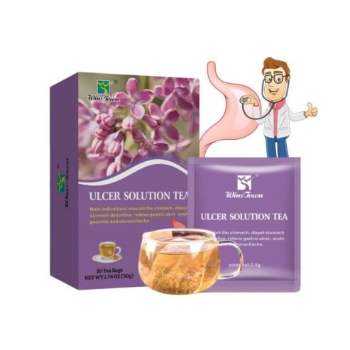 Ulcer Solution Herbal Tea for Gastric Ulcer, Peptic Ulcer, Acute Gastritis