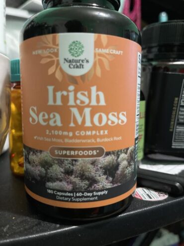 Organic Irish Sea Moss Capsules Supplement