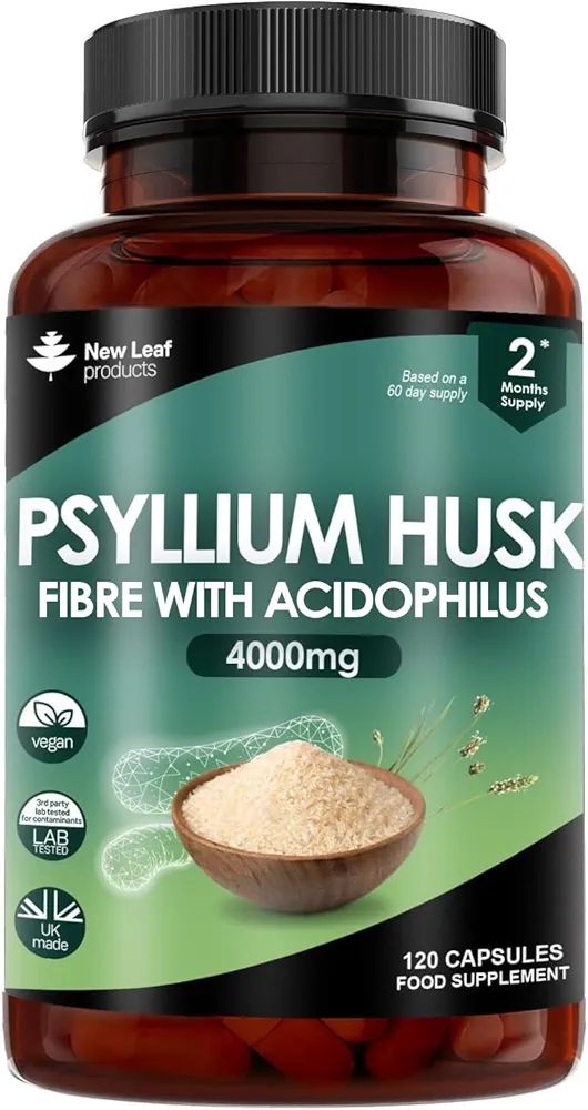 Fibre Supplement 4000mg Psyllium Husk with Probiotic High Strength