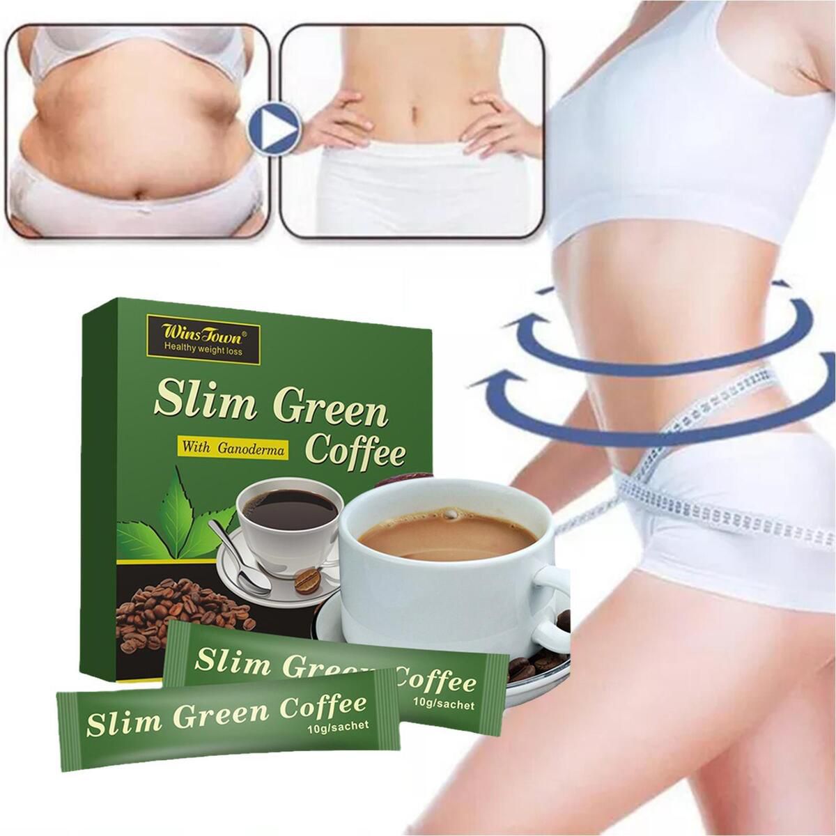 Slim Green Coffee for Weight Loss Appetite Control Bloating and Metabolism