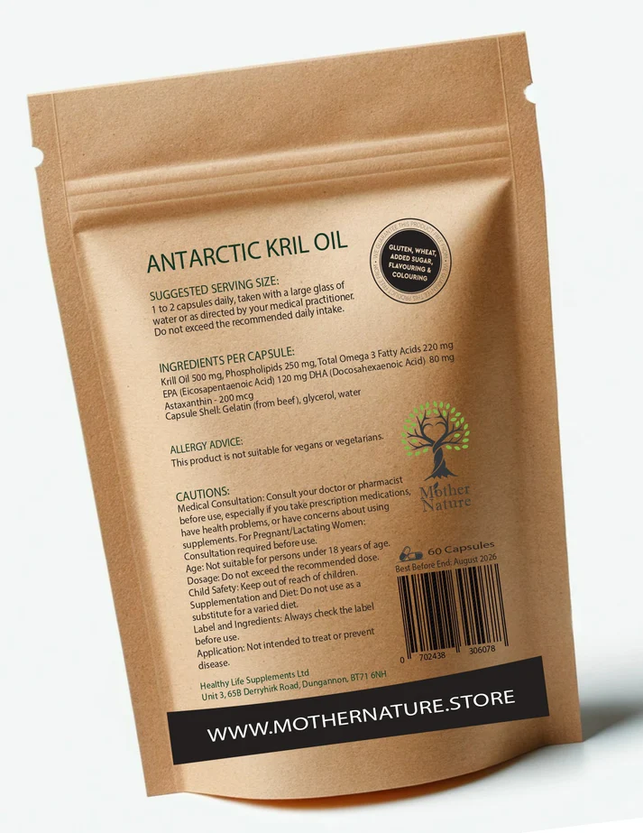 Antarctic Kril oil 500mg supplement