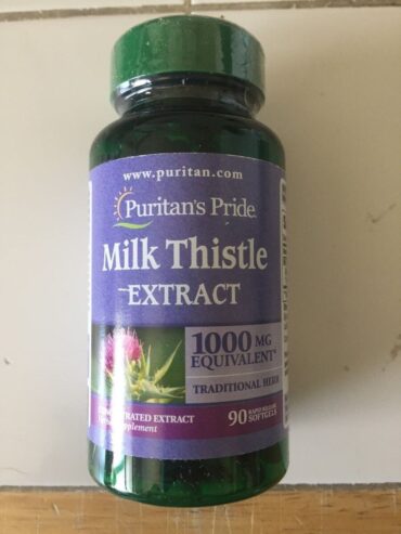 Puritan Pride Milk Thistle Extract 1000mg Supplement