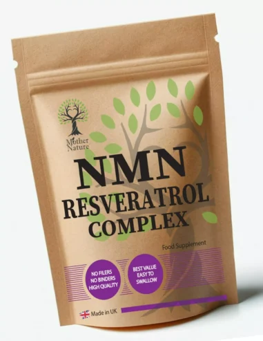 Mother Nature NMN Resveratrol Nicotinamide DNA Supplement