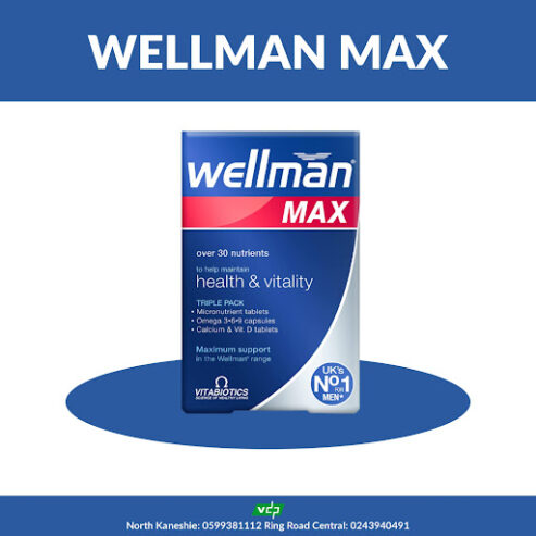 Wellman Max Over 30 Nutrients TRIPLE PACK Max Strength