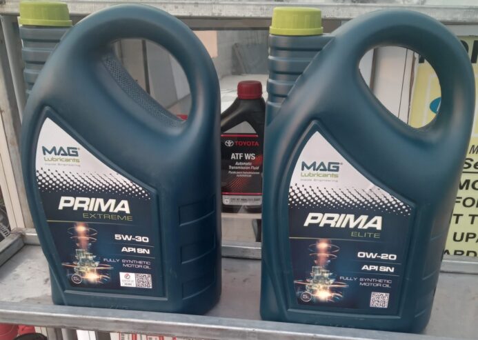 Fully synthetic engine and transmission oil