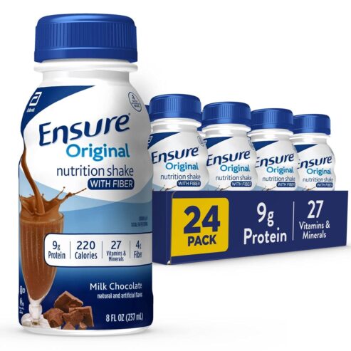 Ensure Plus Vanilla Nutrition Shake High Protein Meal Replacement