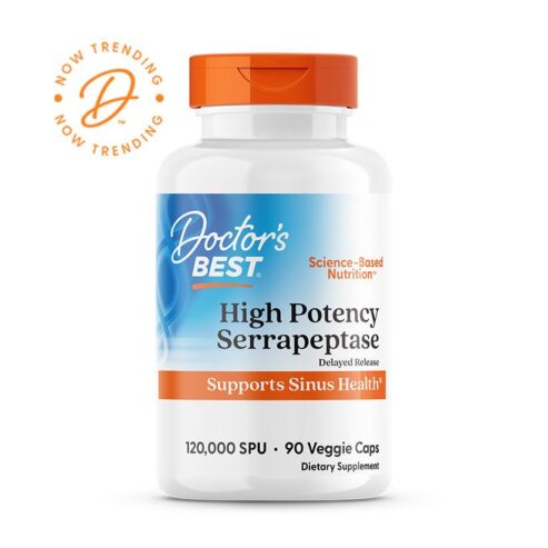 Doctor’s Best High Potency Serrapeptase 120,000 SPU.
