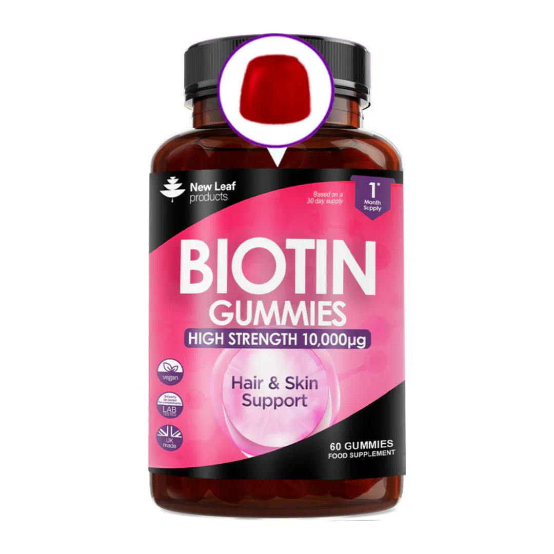New Leaf Biotin Hair Growth Vitamins Gummies