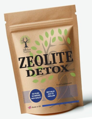 Zeolite Detox 500mg Capsules Natural Mineral UK Supplement