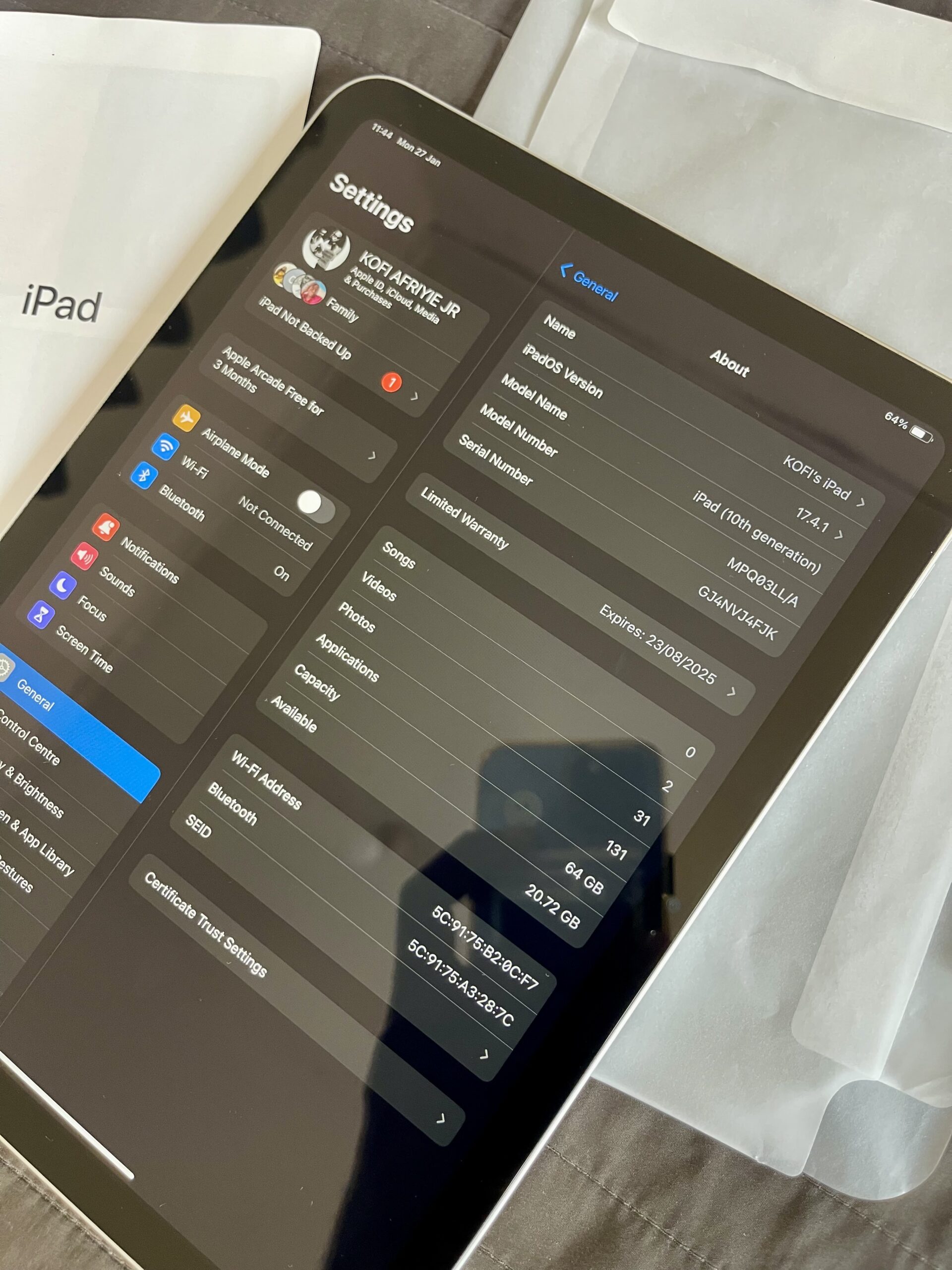 Apple iPad 10th Generation 2022 model